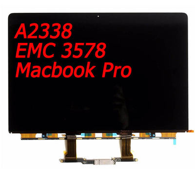 Affissione a cristalli liquidi a 13 pollici, sostituzione 16 9 della retina di EMC3578 Macbook dello schermo A2338