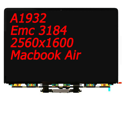 schermo dell'affissione a cristalli liquidi del Macbook Air 2560x1600, sostituzione dello schermo di A1932 contabilità elettromagnetica 3184